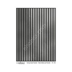 Cadence KV-10 Gümüş 30x42 Kumaş Varak Transfer
