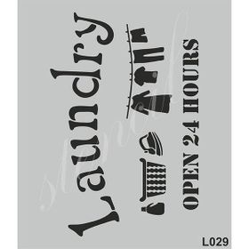 Cadence L029 21x25 cm Siyah Stencil Boyama Şablonu