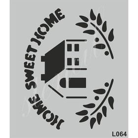 Cadence L064 21x25 cm Siyah Stencil Boyama Şablonu