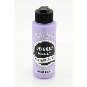 Cadence Lila 120ml Metalik Boya