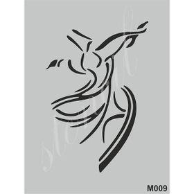 Cadence M009 15x20 cm Siyah Stencil Boyama Şablonu