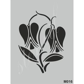 Cadence M016 15x20 cm Siyah Stencil Boyama Şablonu