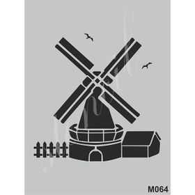 Cadence M064 15x20 cm Siyah Stencil Boyama Şablonu