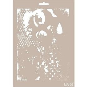 Cadence MA05 Mix Media 21x29 cm Stencil Şablon