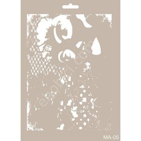 Cadence MA05 Mix Media 21x29 cm Stencil Şablon