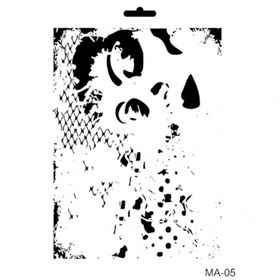 Cadence MA05 Mix Media 21x29 cm Stencil Şablon