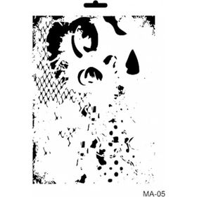 Cadence MA05 Mix Media 21x29 cm Stencil Şablon
