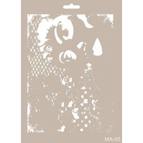 Cadence MA05 Mix Media 21x29 cm Stencil Şablon