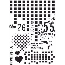 Cadence MA77 21x29 cm MA Serisi Mix Media Stencil