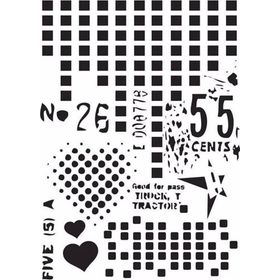 Cadence MA77 21x29 cm MA Serisi Mix Media Stencil