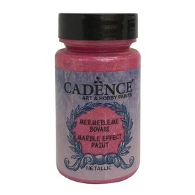 Cadence Marble Efect 90 ml 186 Pembe Metalik Mermerleme Boyası