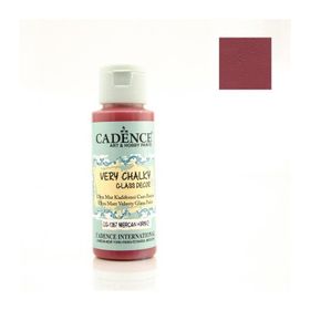 Cadence Mercan Kırmızı Very Chalky Enamel Cam 59ml Seramik Boya