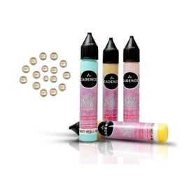 Cadence Metalik Şampanya Renkli İnciler Boyutlu 25ml Boncuk Boya