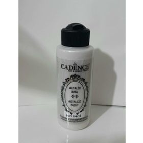 Cadence Metalik sedefli Boya 120ml İnci