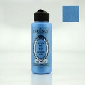 Cadence Metalik sedefli Boya 120ml Mavi