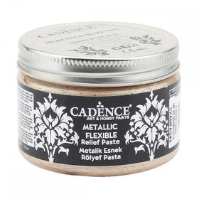 Cadence MF-02 Şampanya Metalik Esnek Rölyef Pasta