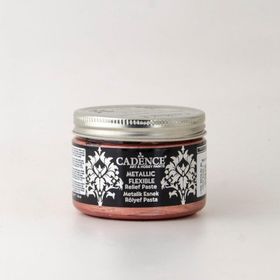 Cadence MF-04 150 ml Rose Gold Metalik Esnek Rölyef Pasta