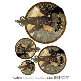 Cadence Mix Media MA002 Pirinç Dekupaj Kağıdı