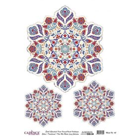 Cadence Model 43 Gümüş Varak Pirinç Dekopaj