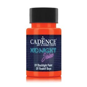 Cadence MS-04 Turuncu 50 ml Midnight Shine UV Reaktif Boya