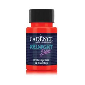 Cadence MS-05 Turuncu Kırmızı 50 ml Midnight Shine UV Reaktif Boya