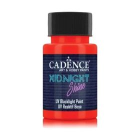 Cadence MS-05 Turuncu Kırmızı 50 ml Midnight Shine UV Reaktif Boya