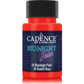 Cadence MS-05 Turuncu Kırmızı 50 ml Midnight Shine UV Reaktif Boya