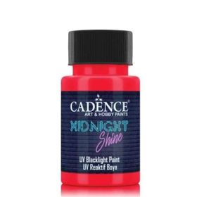 Cadence MS-06 Kırmızı 50 ml Midnight Shine UV Reaktif Boya