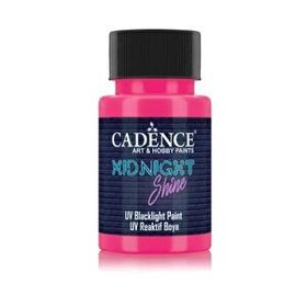 Cadence MS-07 Pembe 50 ml Midnight Shine UV Reaktif Boya