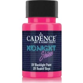Cadence MS-07 Pembe 50 ml Midnight Shine UV Reaktif Boya