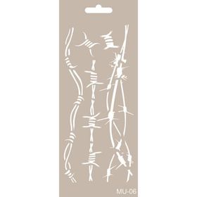 Cadence MU06 10x25 cm Mix Media Stencil Şablon