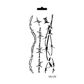 Cadence MU06 10x25 cm Mix Media Stencil Şablon