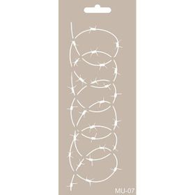 Cadence MU07 10x25 cm Mix Media Stencil Şablon