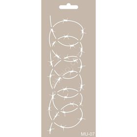Cadence MU07 10x25 cm Mix Media Stencil Şablon