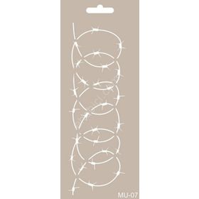 Cadence MU07 10x25 cm Mix Media Stencil Şablon