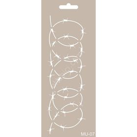Cadence MU07 10x25 cm Mix Media Stencil Şablon