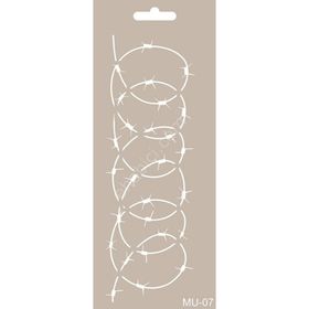 Cadence MU07 10x25 cm Mix Media Stencil Şablon