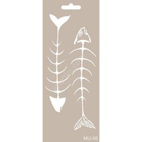 Cadence MU08 10x25 cm Mix Media Stencil Şablon