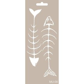 Cadence MU08 10x25 cm Mix Media Stencil Şablon