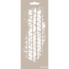 Cadence MU16 10x25 cm Mix Media Stencil Şablon