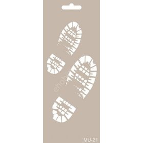 Cadence MU21 10x25 cm Mix Media Stencil Şablon
