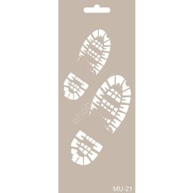 Cadence MU21 10x25 cm Mix Media Stencil Şablon