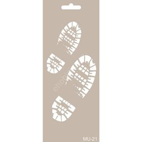 Cadence MU21 10x25 cm Mix Media Stencil Şablon