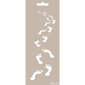 Cadence MU23 Mix Media 10x25 cm Stencil Şablon