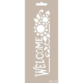 Cadence MU52 10x25 cm Mix Media Stencil Şablon