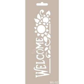 Cadence MU52 10x25 cm Mix Media Stencil Şablon
