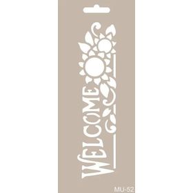 Cadence MU52 10x25 cm Mix Media Stencil Şablon