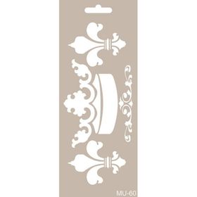 Cadence MU60 10x25 cm Mix Media Stencil Şablon