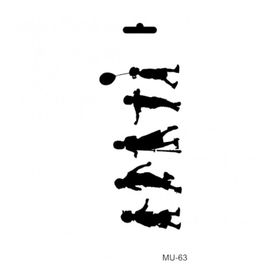 Cadence MU63 10x25 cm Mix Media Stencil Şablon