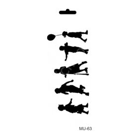 Cadence MU63 10x25 cm Mix Media Stencil Şablon